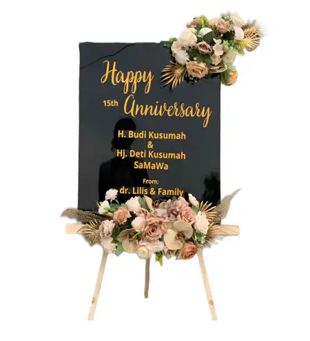 Papan Bunga Akrilik Ngadikusuman