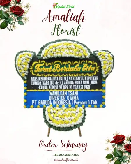 Papan Bunga Duka Ngadikusuman